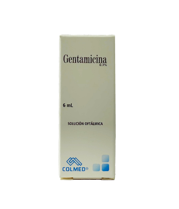 GENTAMICINA 0.3% SOLUCION OFTALMICA FRASCO X 6 ML